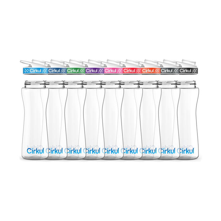 22oz. Plastic Bottle & Comfort Grip Lid F6